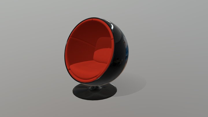 Office Ball Chair 3D Model