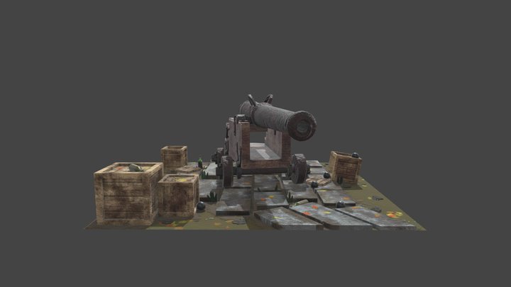 Cannon (Final) 3D Model