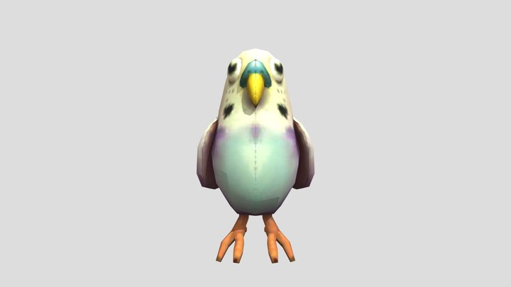 Budgie From Pet Rescue Saga 3D Model