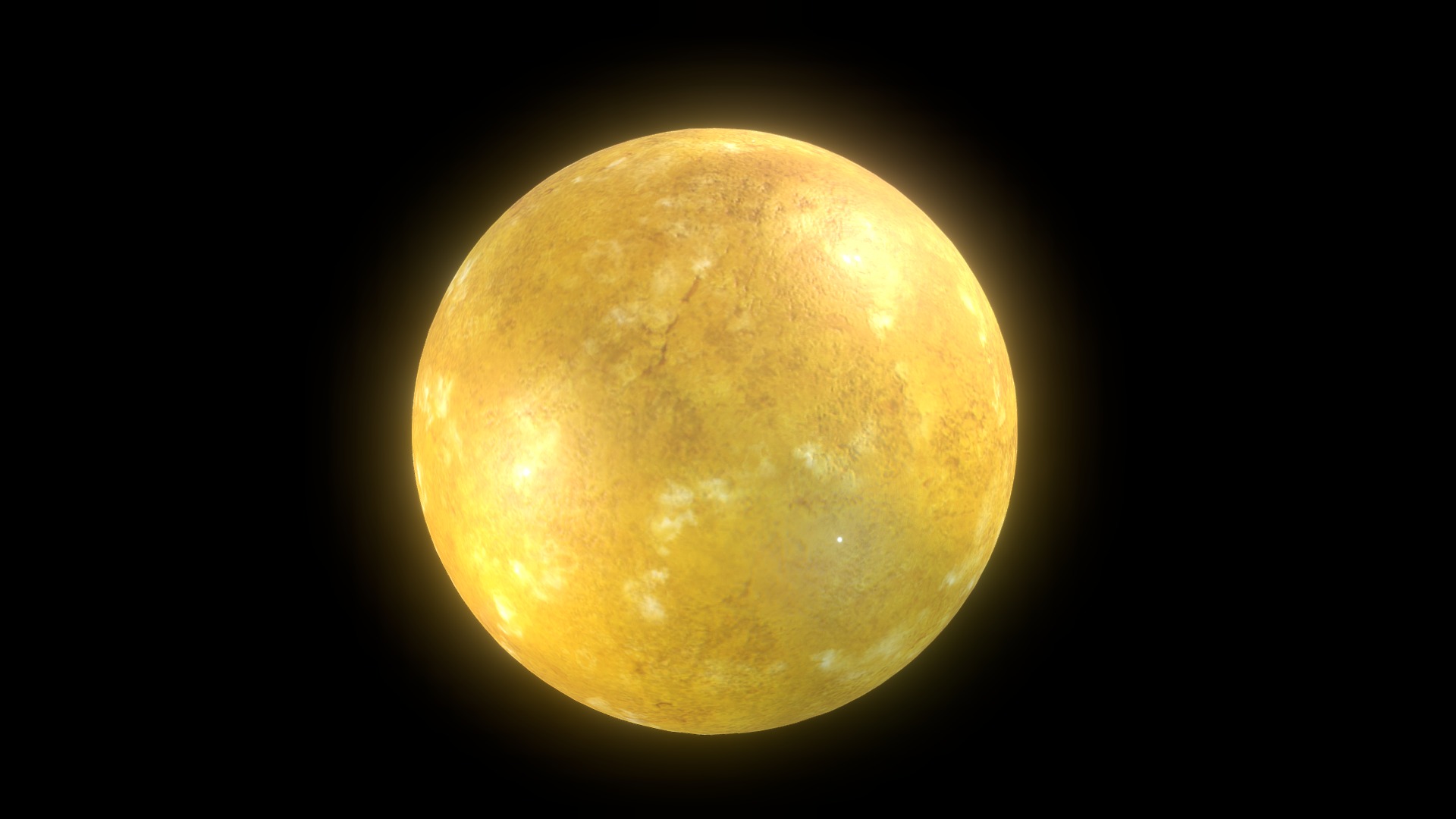 3D model Sun - This is a 3D model of the Sun. The 3D model is about a yellow moon in the sky.