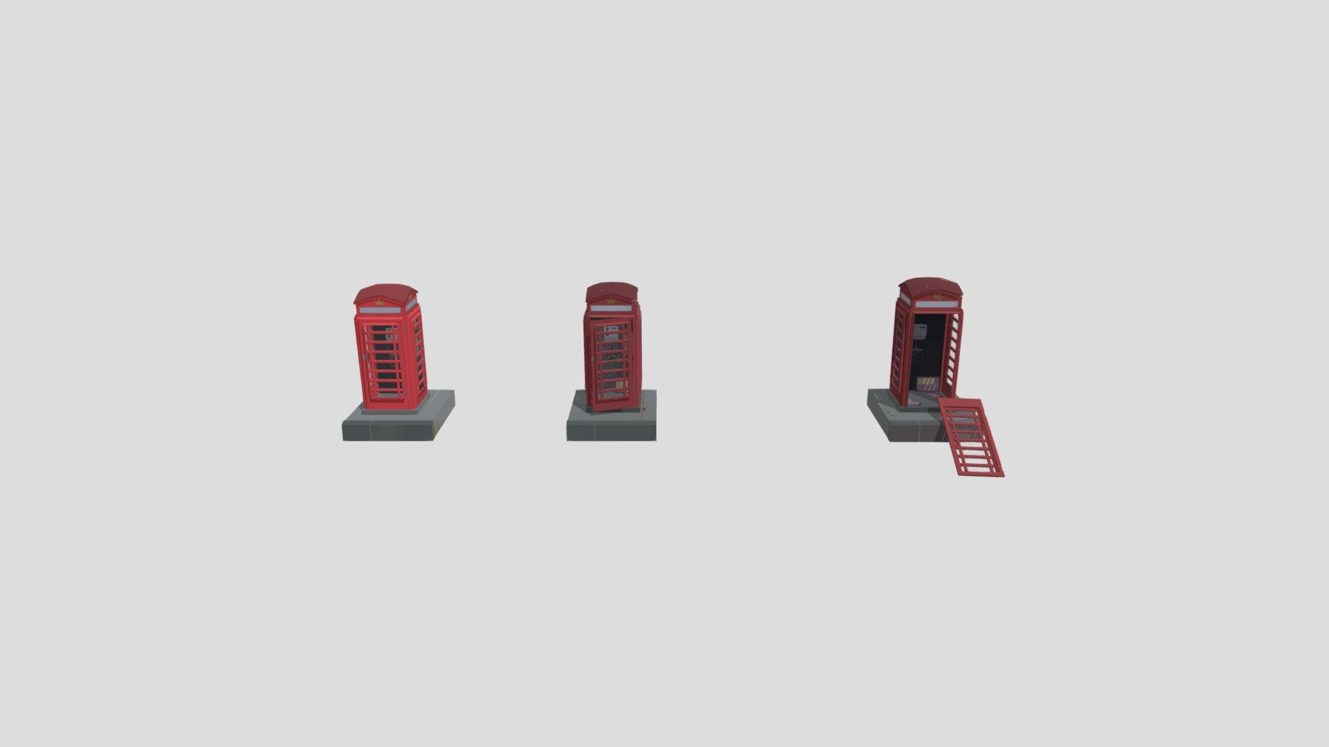 [HW-XYZ] Damage| British phone box