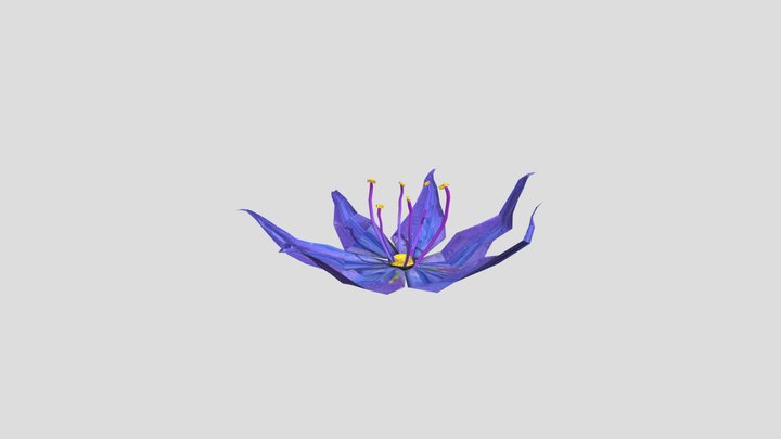 Camas Flower 3D Model
