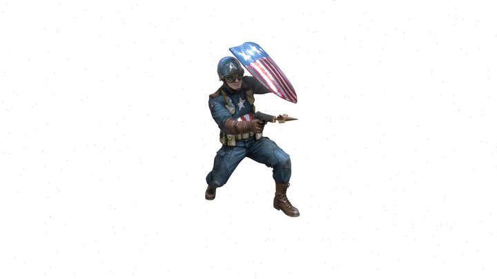 Defender in Action – Free 3D Model STL