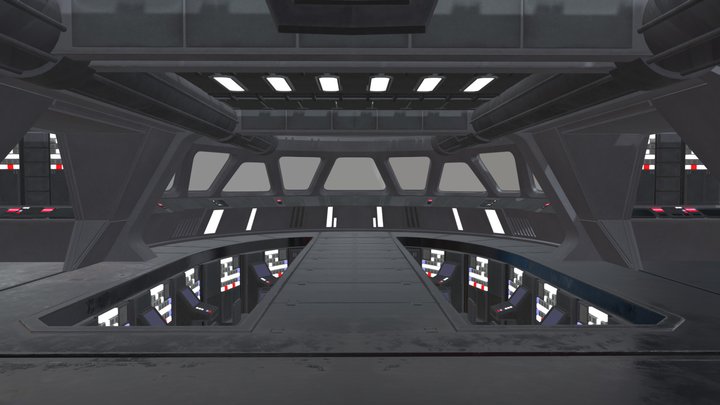 Star Destroyer Bridge (Star Wars) 3D Model