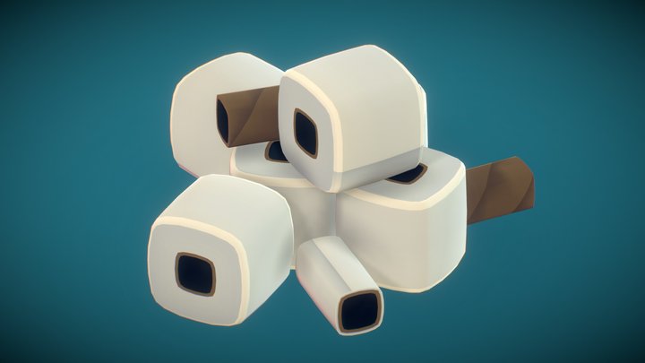 Cube World Toilet Paper Roll - Proto Series