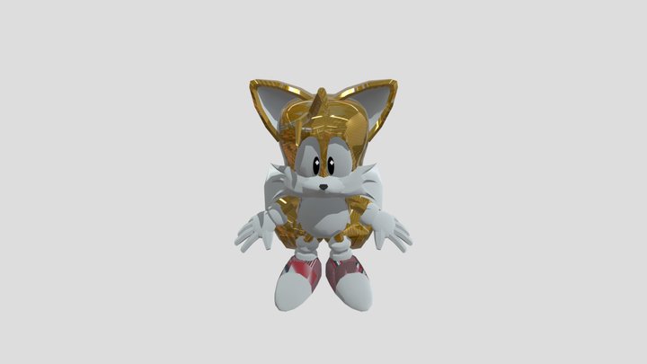 Tails From Sonic X-treme 3D Model
