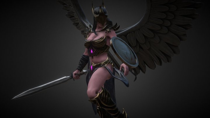 Dark Valkyrie 3D Model