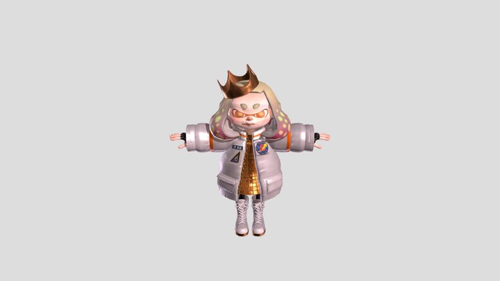 Splatoon 3 - Side Order - Pearl 3D Model
