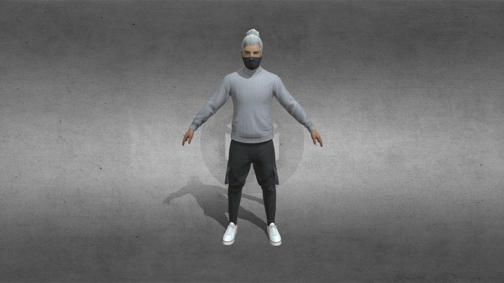 FREEFIRE- White Bundle-3d- Model-by- Red_ Shot 3D Model