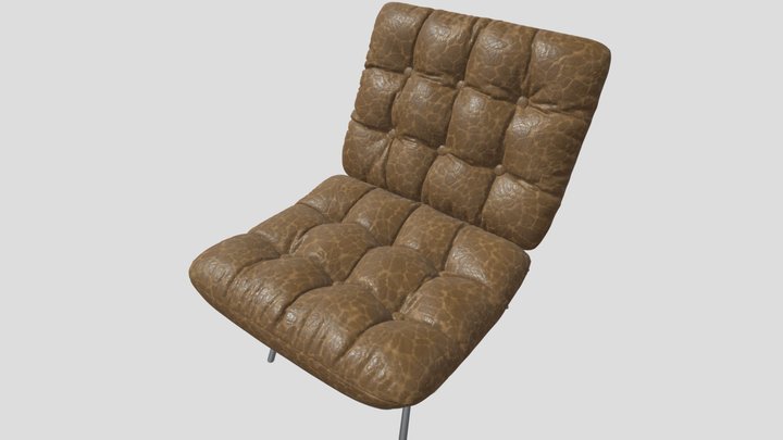 Leather Chair 3D Model – Free 3D Model STL
