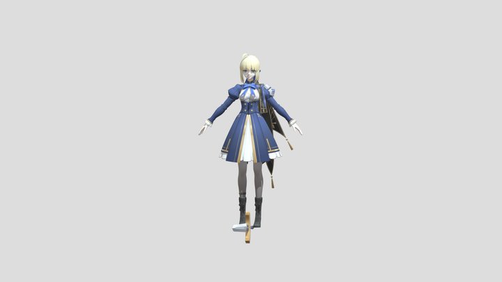 Saber hsr 3D Model