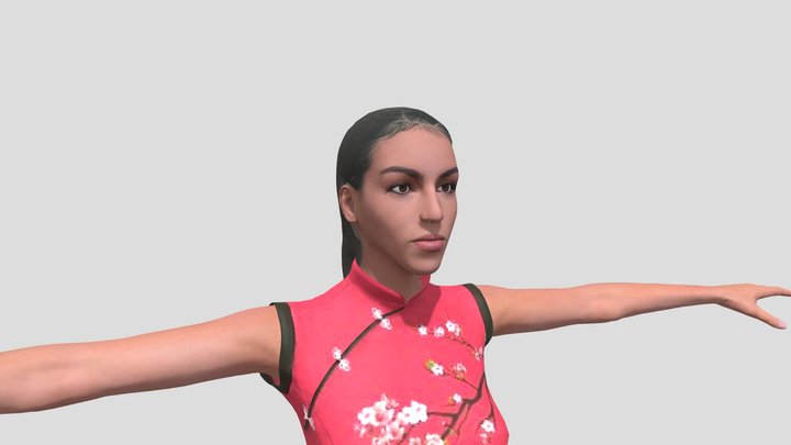 Georgina Rodriguez 3D Model