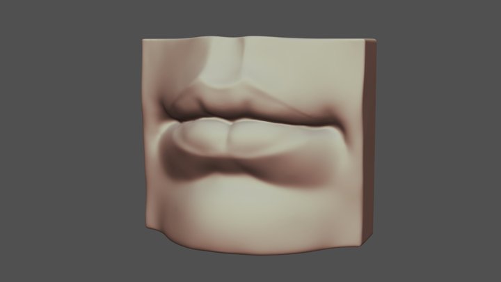 Lips 3D Model