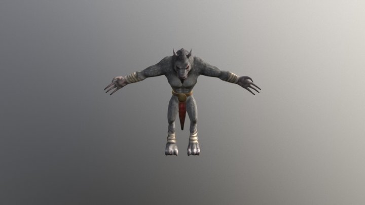 World of Warcraft Worgen 3D Model