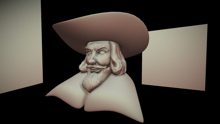 Guy Fawkes quickie 3D Model