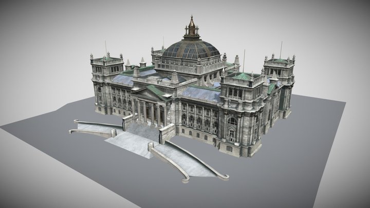 Prewar Reichstag 3D Model
