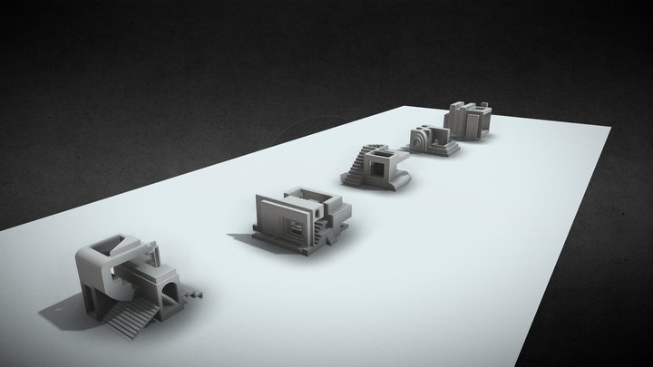 5 modelos 3D Model