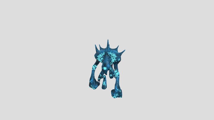 Ice golem 3D Model