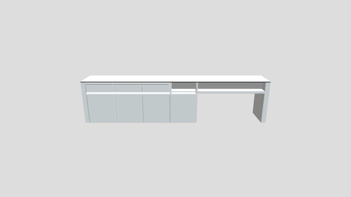 Table Counter 3D Model