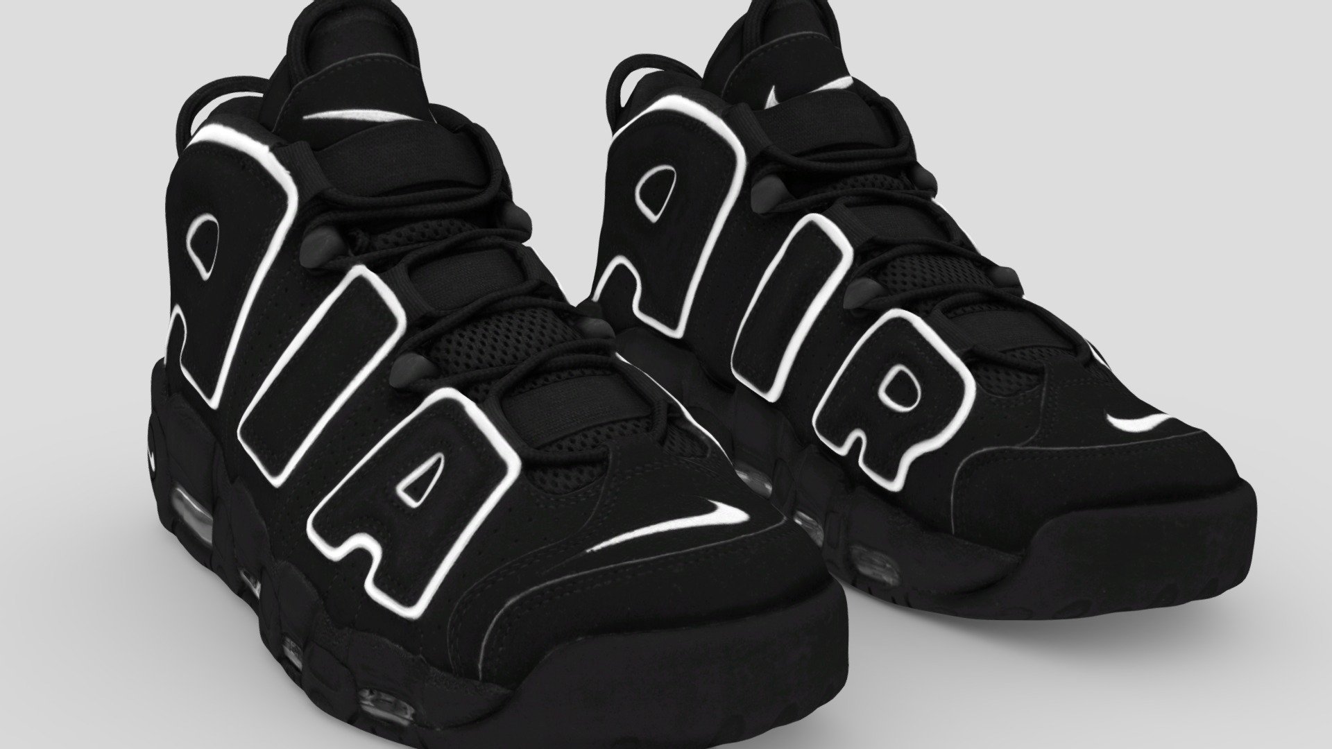 Custom Nike Uptempo  Black nike shoes, Custom nike shoes, Discount nike  shoes