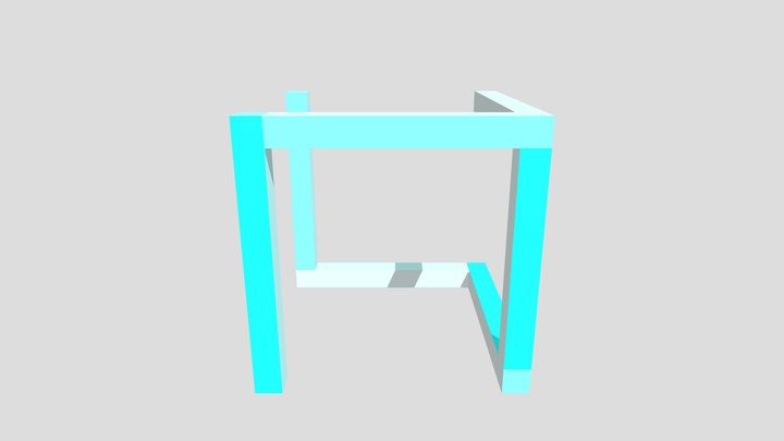 Colored Cube4 3D Model