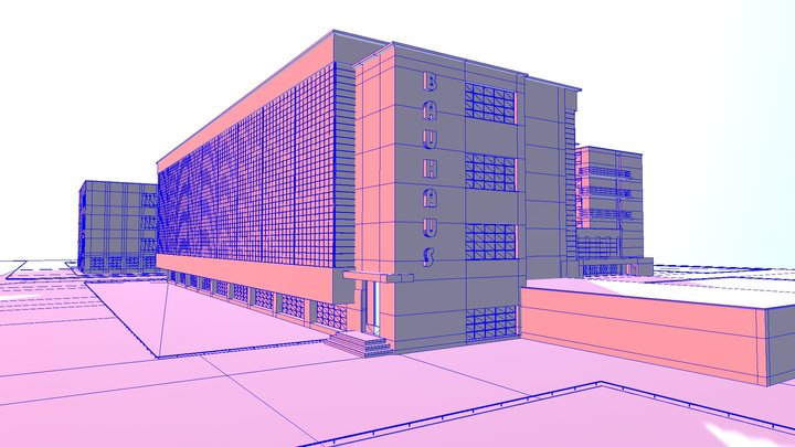 Bauhaus Dessau-FXB 3D Model