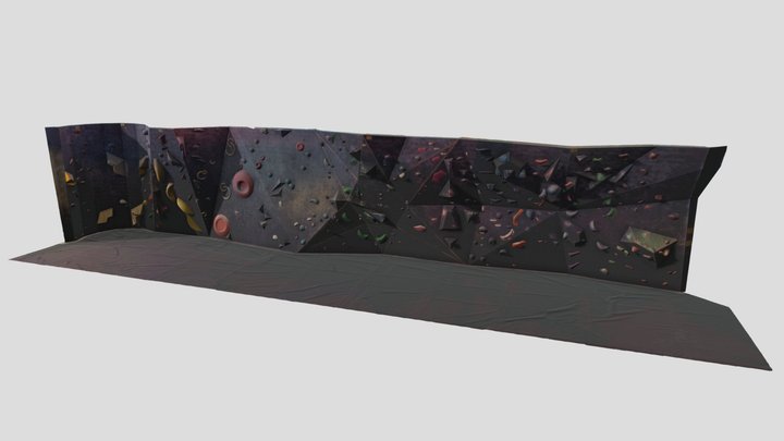 Wall of Fame - Boulderhaus Heidelberg - Mesh 3D Model