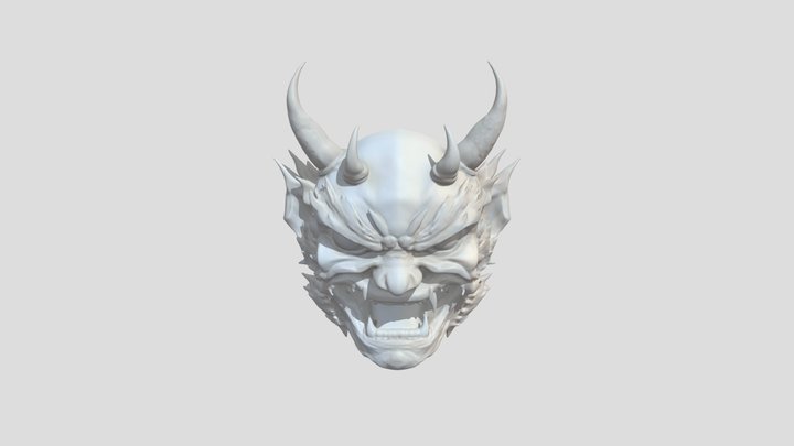 Oni Mask 3D Model