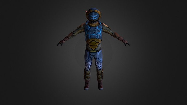 Male Rotative 3D Model