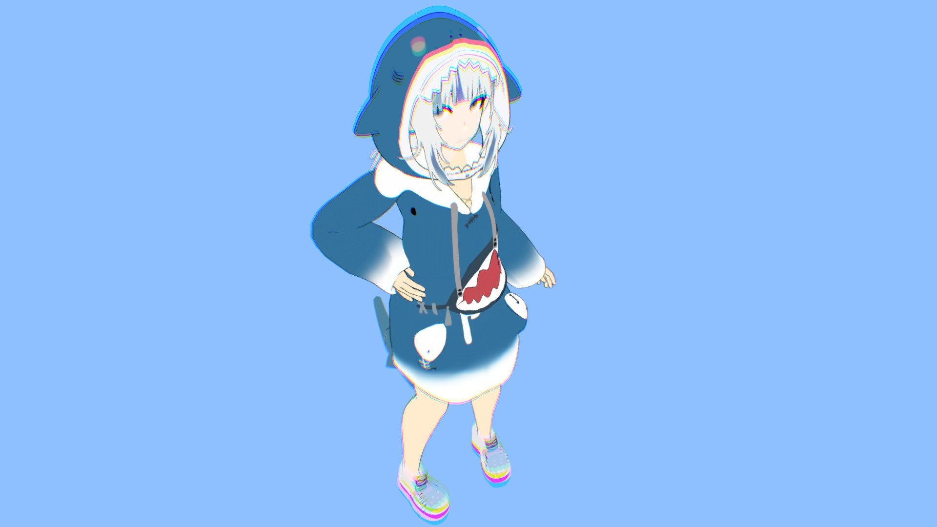 gawr gura 3d model intimategawr gura detailed explorationgawr gura virtual experience