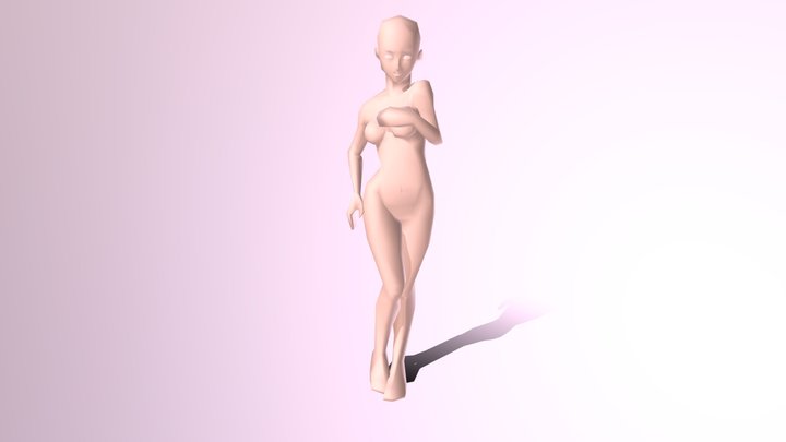素体女 3D Model