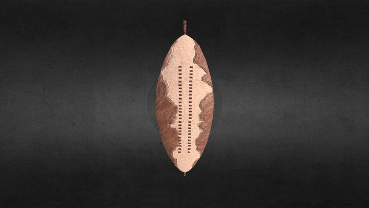 Zulu Shield 3D Model