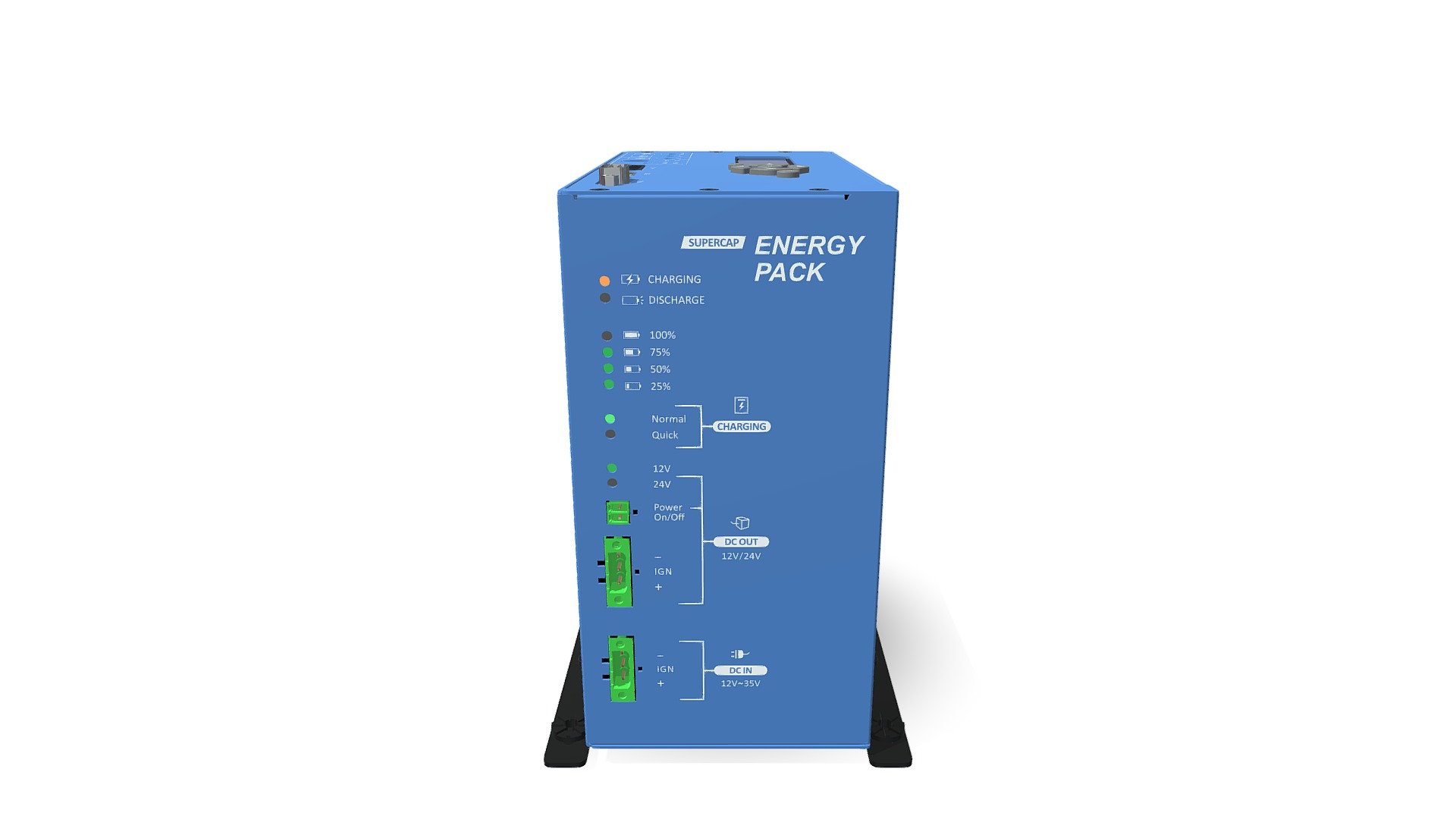 ECO-1000 Supercapacitor For Redundant Power — Sketchfab embed 3D viewer