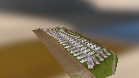 Clayton Caravan Park 3D Model