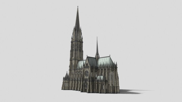St. Nicholas Cathedral Reconstruction 3D Model