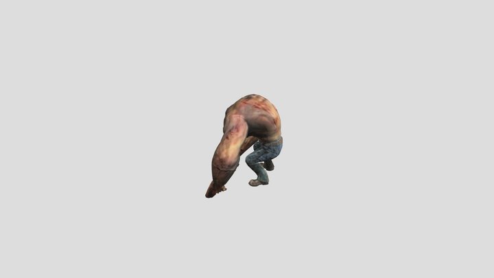 muscular zombie 3D Model