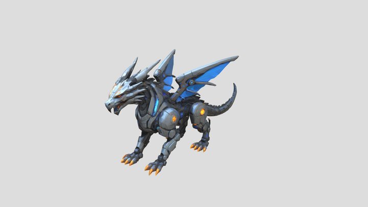 Sentinel Cyber Dragon 3D Model