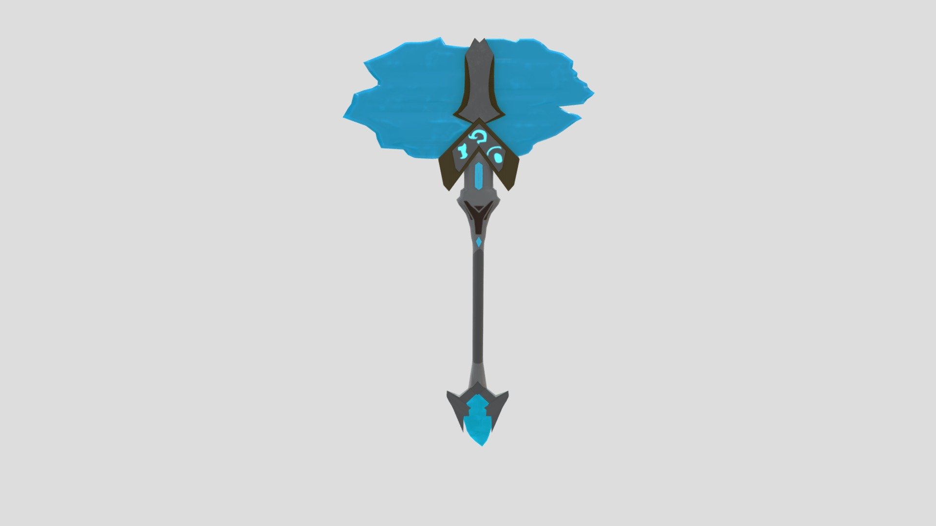 CRYSTAL AXE - 3D model by JoshuaJRobinsonTU [4079b94] - Sketchfab