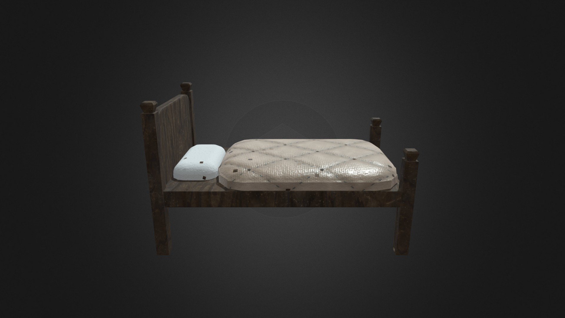 bed - 3D model by Mochi95 [407a405] - Sketchfab