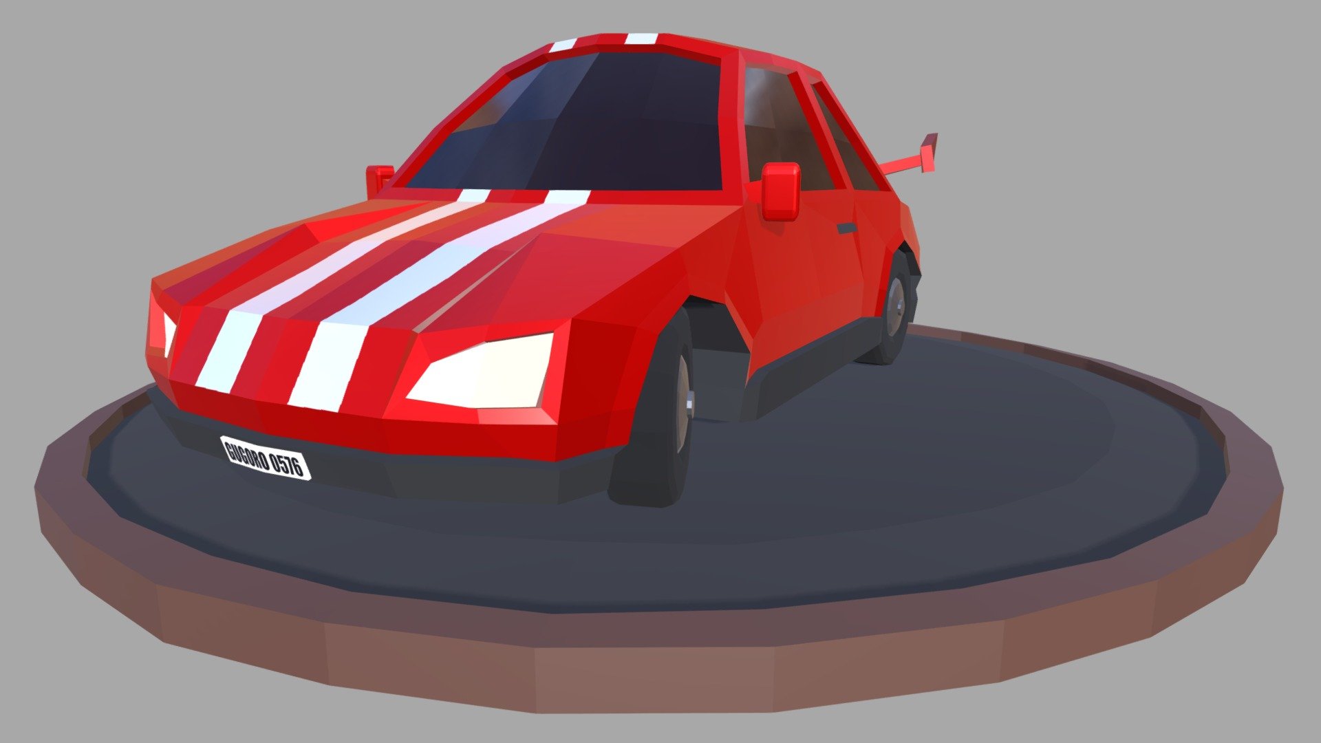 AUTO LOW-POLY - 3D model by Gúgoro Cómics (@gugoro_comics) [407a532 ...