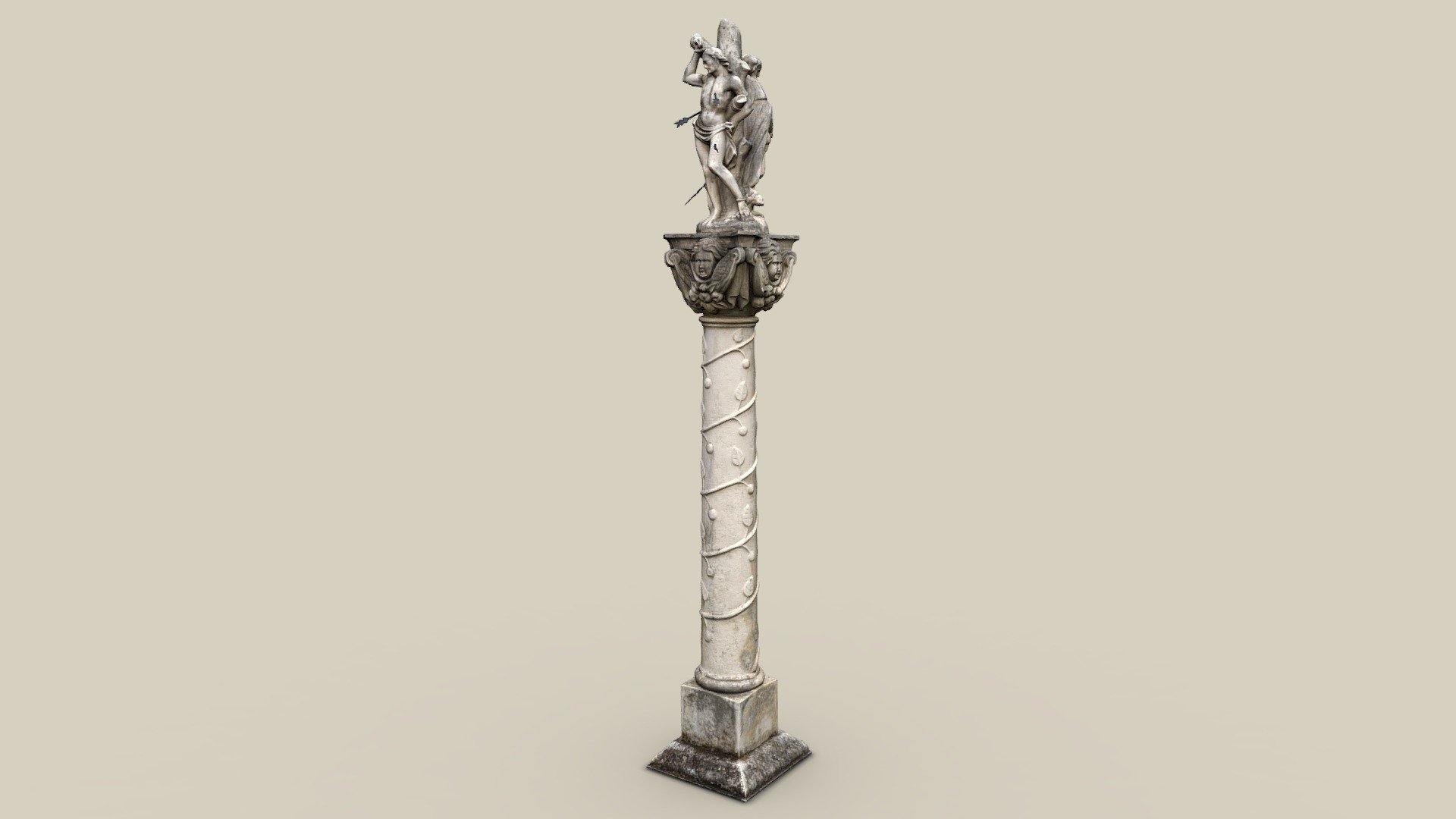 Pestsäule — Sketchfab embed 3D viewer