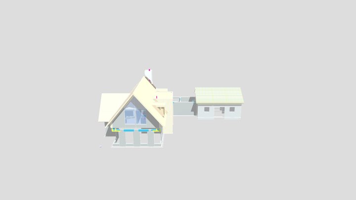 Aanpassing schoorsteen Delden 3D Model