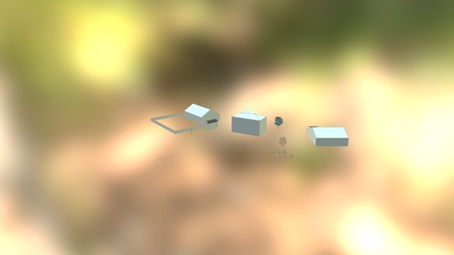 Shed North No Underground 3D Model