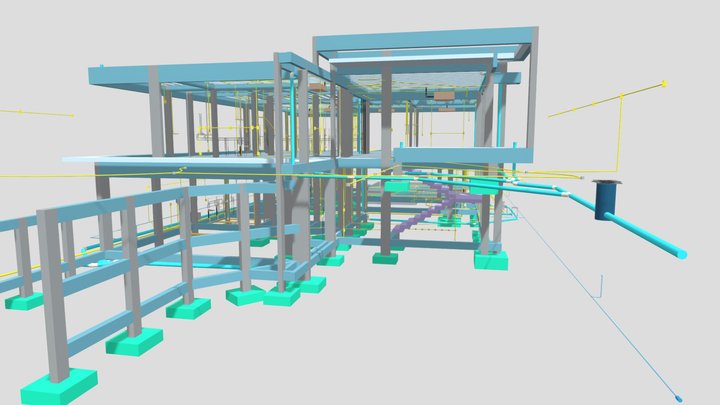 BIM Construction View - T|J 3D Model