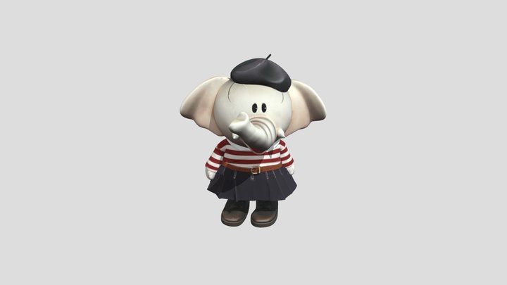 Elephant Chic 3D Model