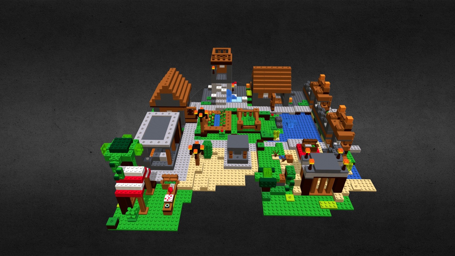The Village(lego minecraft)
