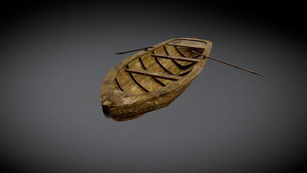 Barque en bois