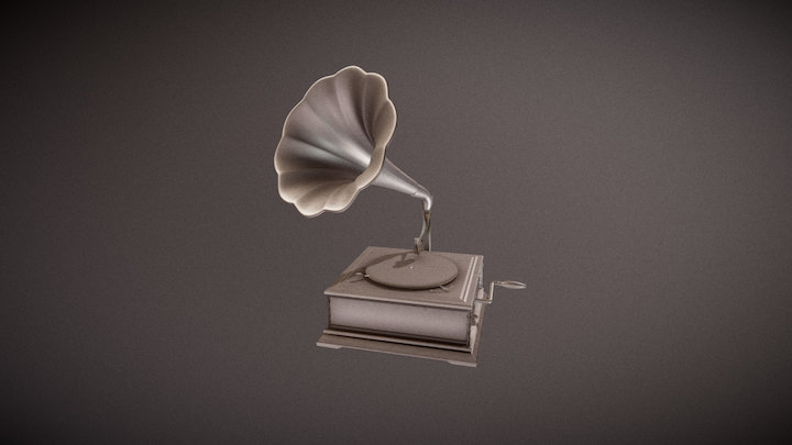 Gramophone - 2 3D Model