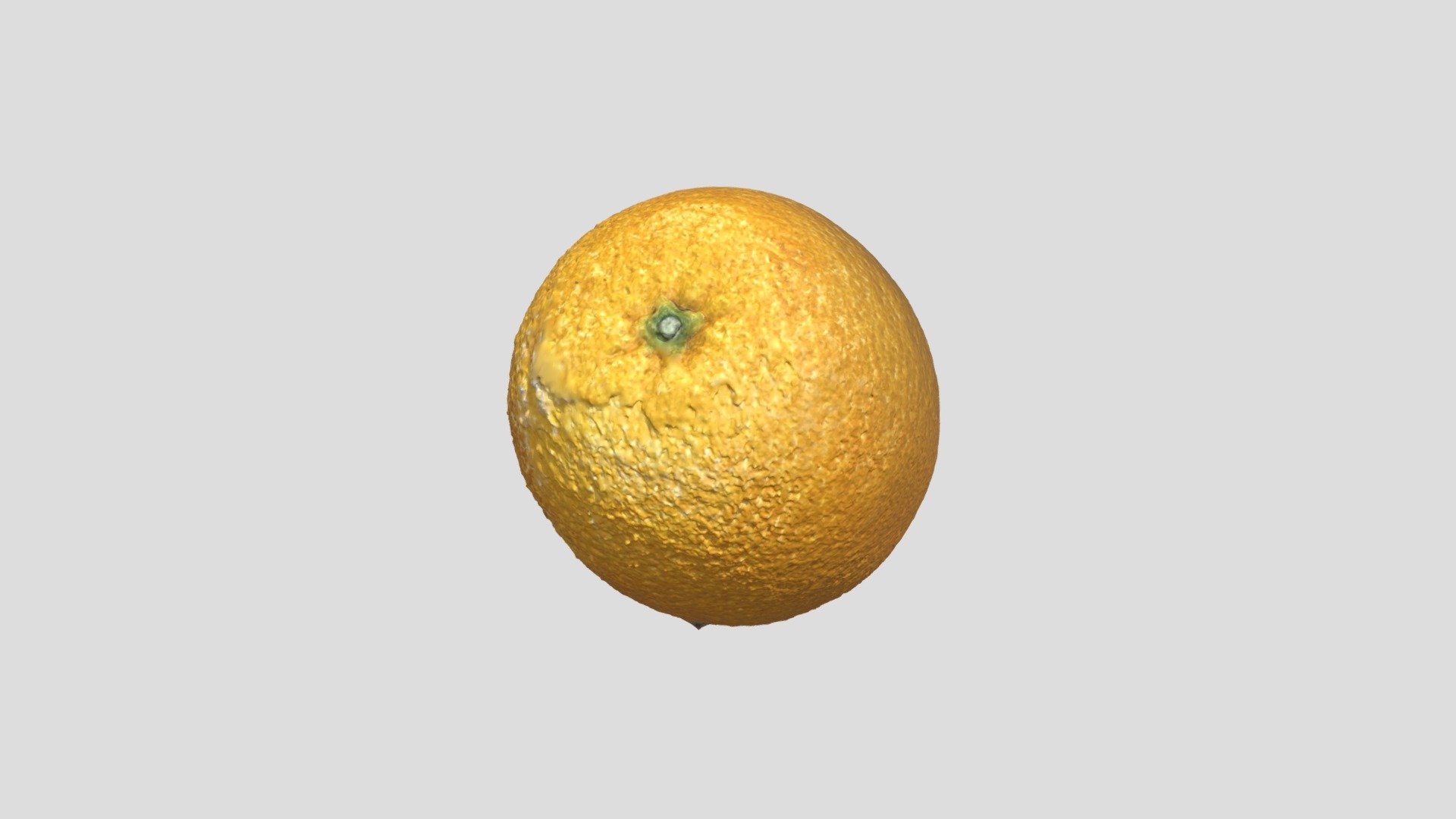 Orange 3D Model Obj