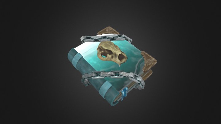 Ice Warlock grimoire 3D Model